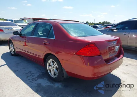 2007 Honda Accord 2.4 Se from USA, damaged, VIN 1HGCM563X7A057537